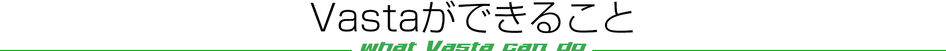 Vastaができること